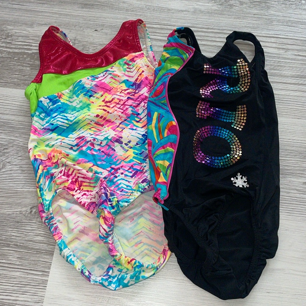 Snowflake Designs gymnastics leotard bundle!